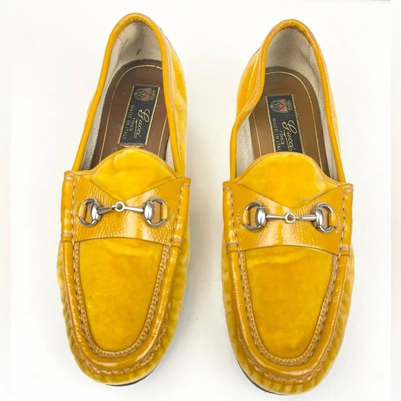 Gucci Velvet Loafers Gucci  Horse Suede / Leather  Euro Size 36 US 5.5 - 6 - Picture 1 of 10